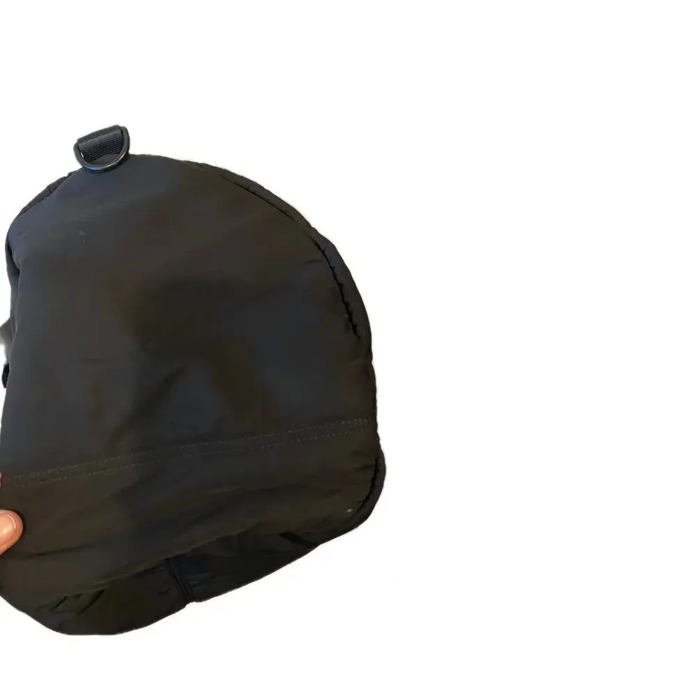 Smiley Face with Lightening Wink Black Duffel Gym Bag